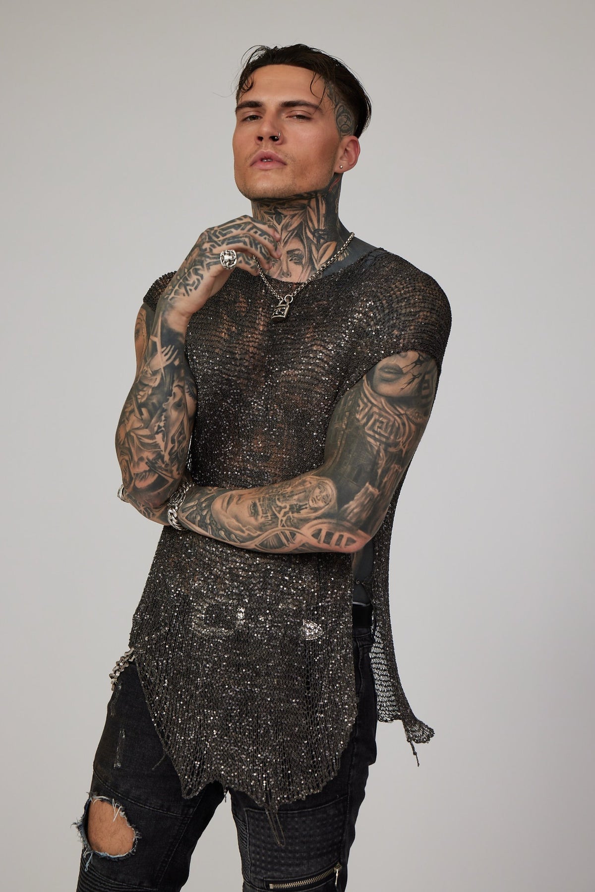 Metal Unisex Poncho