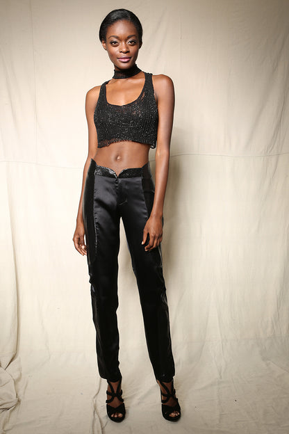 Metal Crop Top