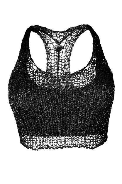 Metal Crop Top