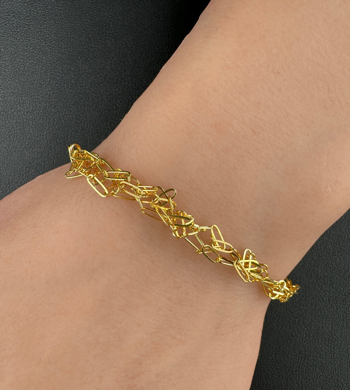Spilled Paperclips Bracelet