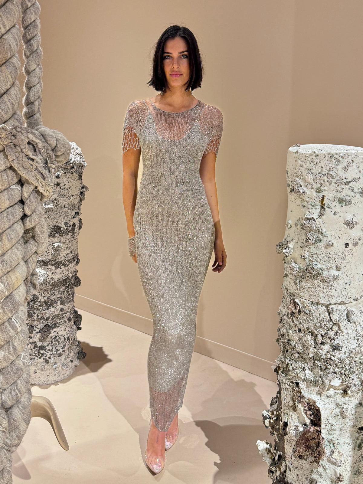 Cap Sleeve Gown