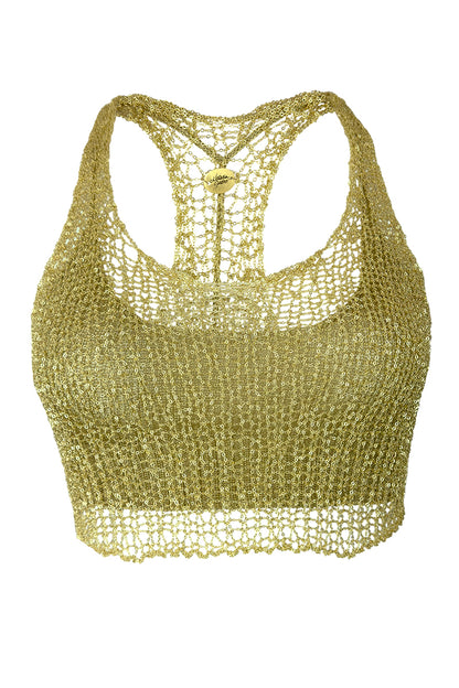Metal Crop Top