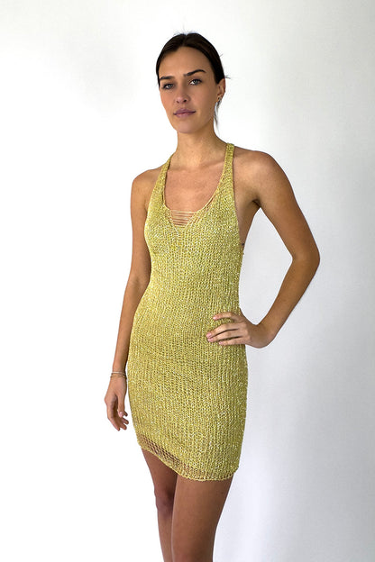 Metal Mini Dress - Chainmail Style