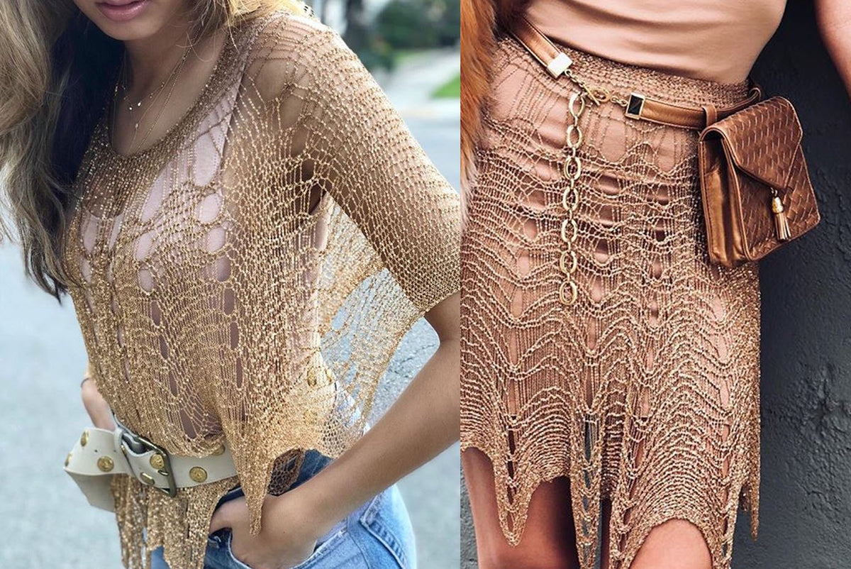 Metal Marilyn Flare Capelet