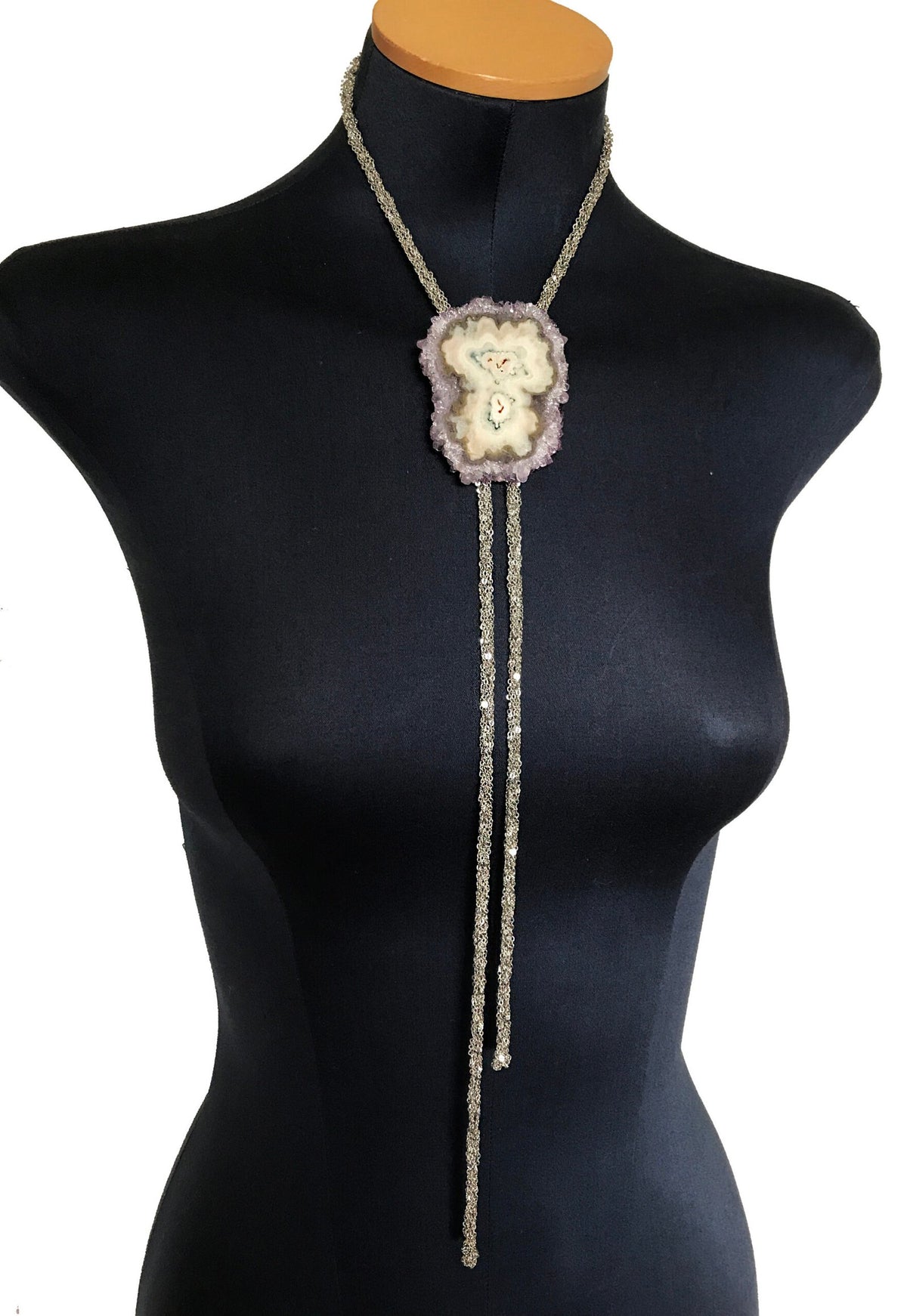 Gemstone Chain Bolo Tie Laureate