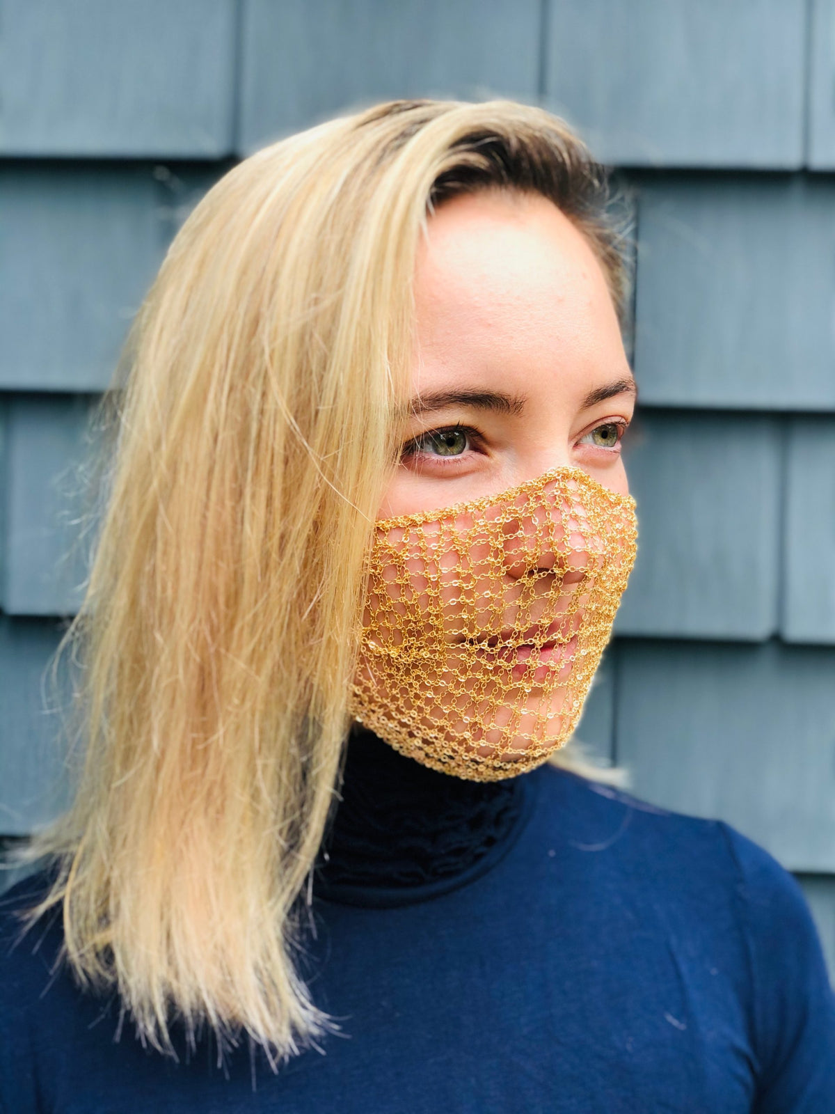 Chain Mask for Face Burning Man