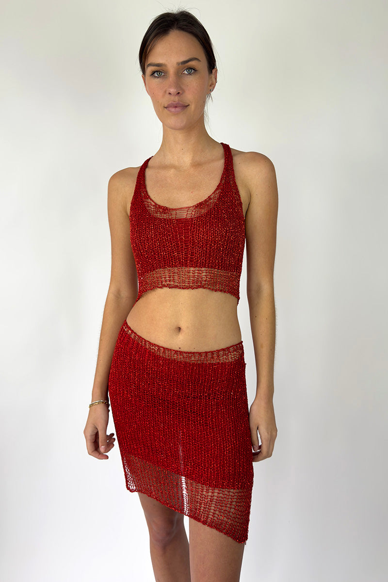 Metal Crop Top