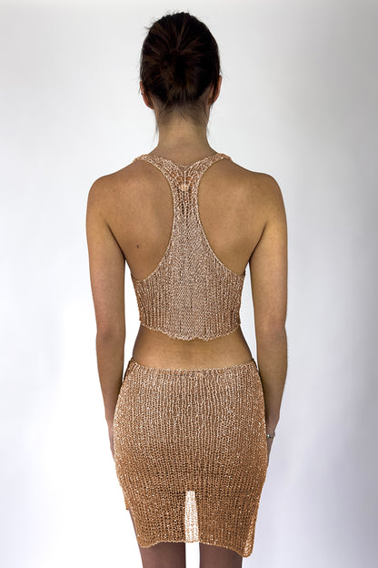 Metal Crop Top