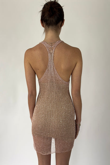 Metal Mini Dress - Chainmail Style