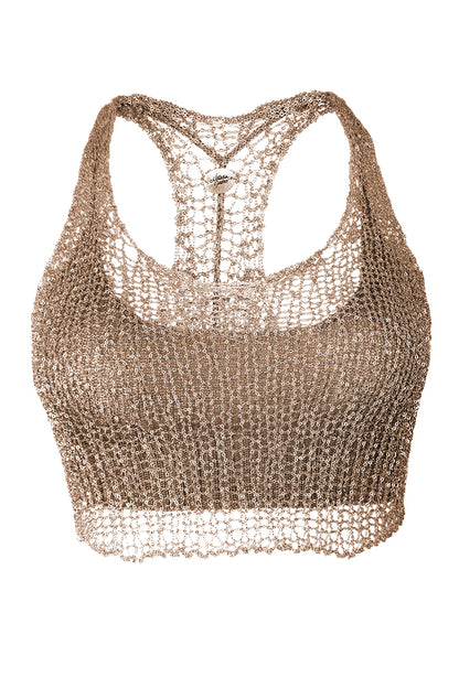 Metal Crop Top