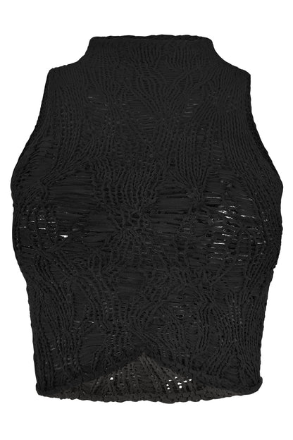 Hemingway Mock Turtleneck Crop