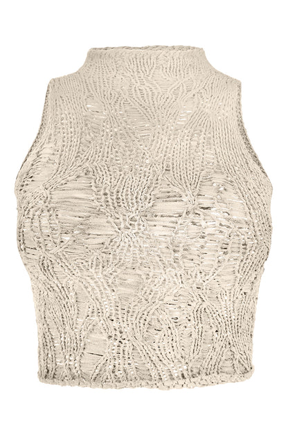 Hemingway Mock Turtleneck Crop