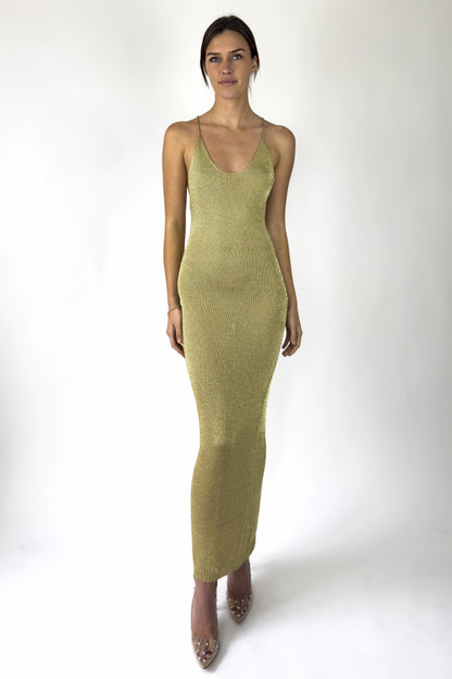 Sparkly Knit Maxi Dress