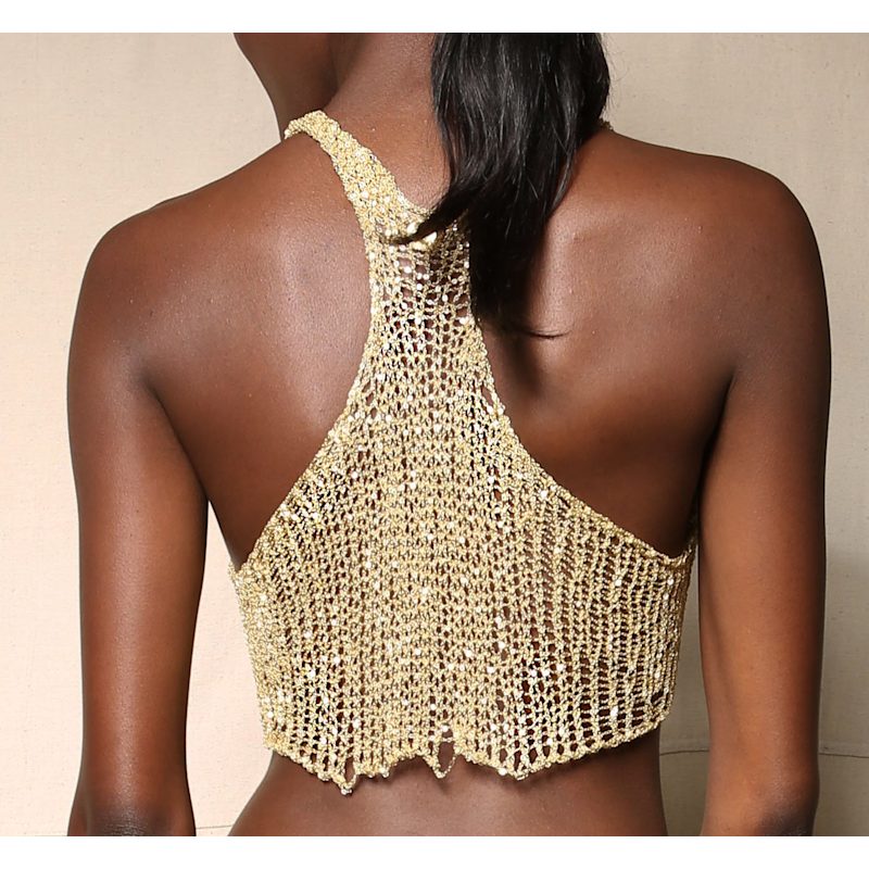 Metal Crop Top