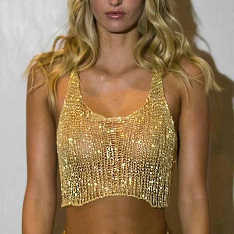Metal Crop Top