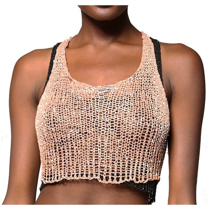 Metal Crop Top