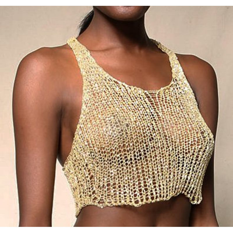 Metal Crop Top