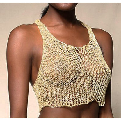 Metal Crop Top