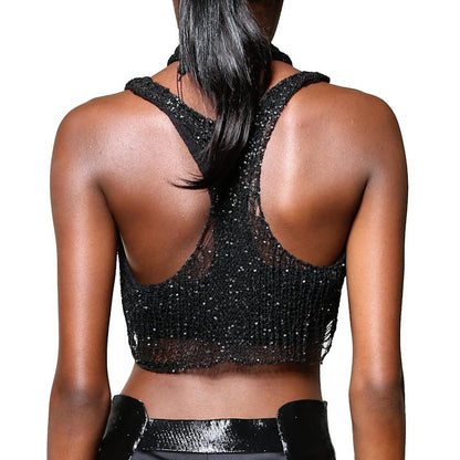 Metal Crop Top