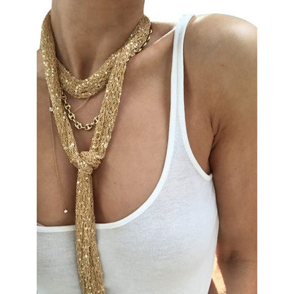 Chain Skinny Scarf