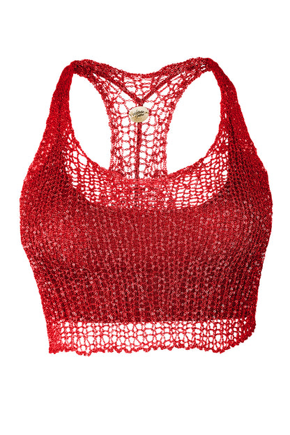 Metal Crop Top