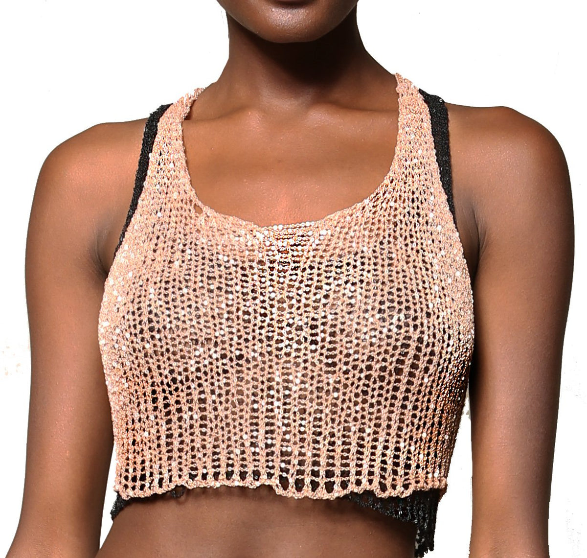 Metal Crop Top