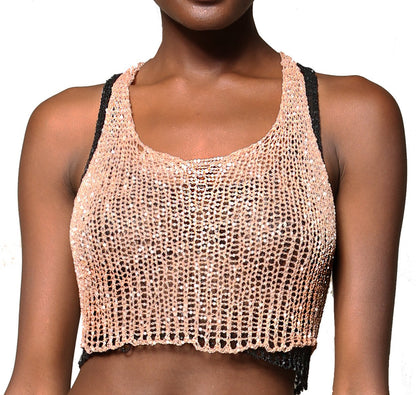 Metal Crop Top
