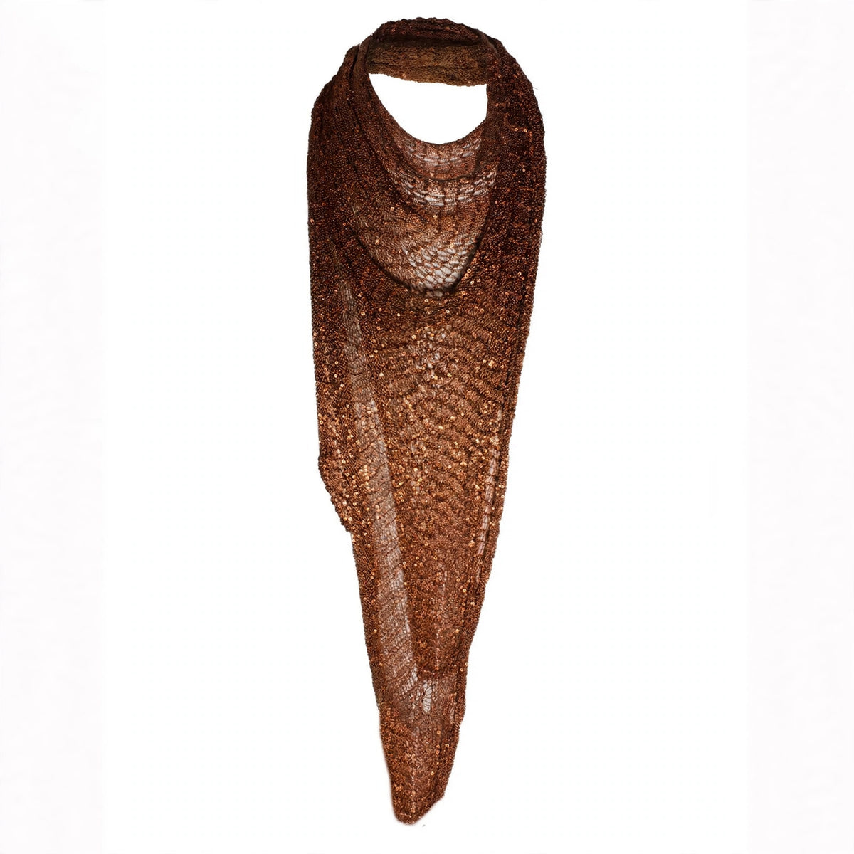 Stretch Metal Shawl - Bronze
