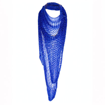 Stretch Metal Shawl - Blue