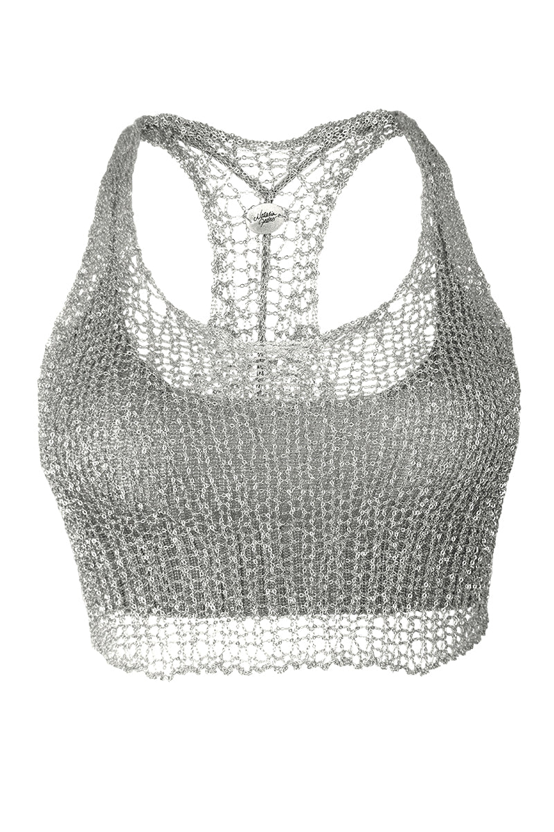 Metal Crop Top