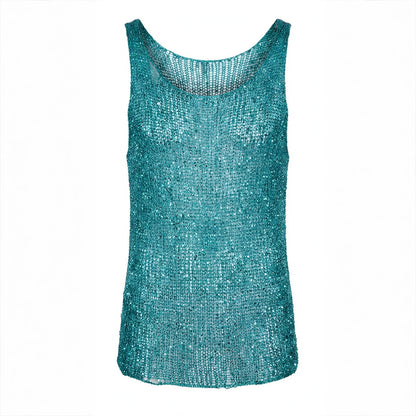 Metal Unisex Tank Top - Aqua