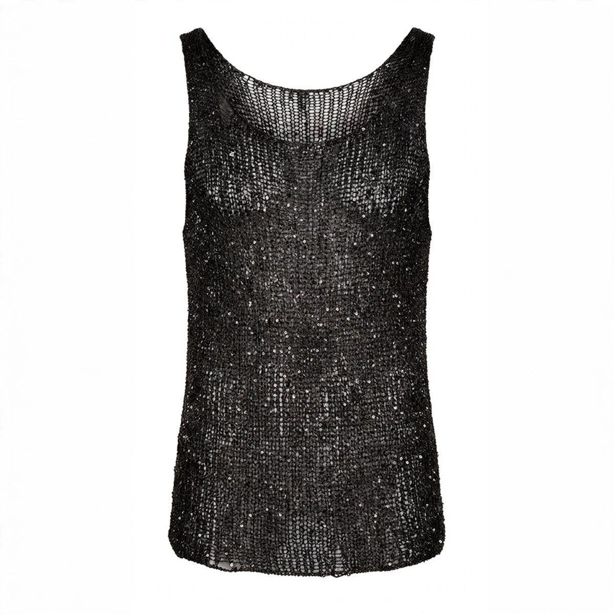 Metal Unisex Tank Top - Black