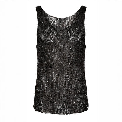 Metal Unisex Tank Top - Black