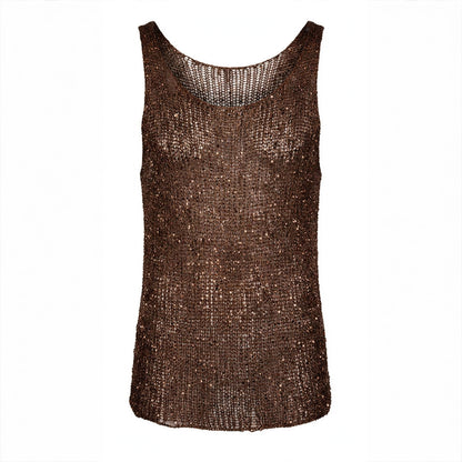 Metal Unisex Tank Top - Dark Bronze