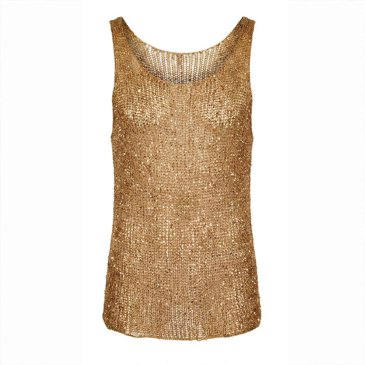 Metal Unisex Tank Top - Gold