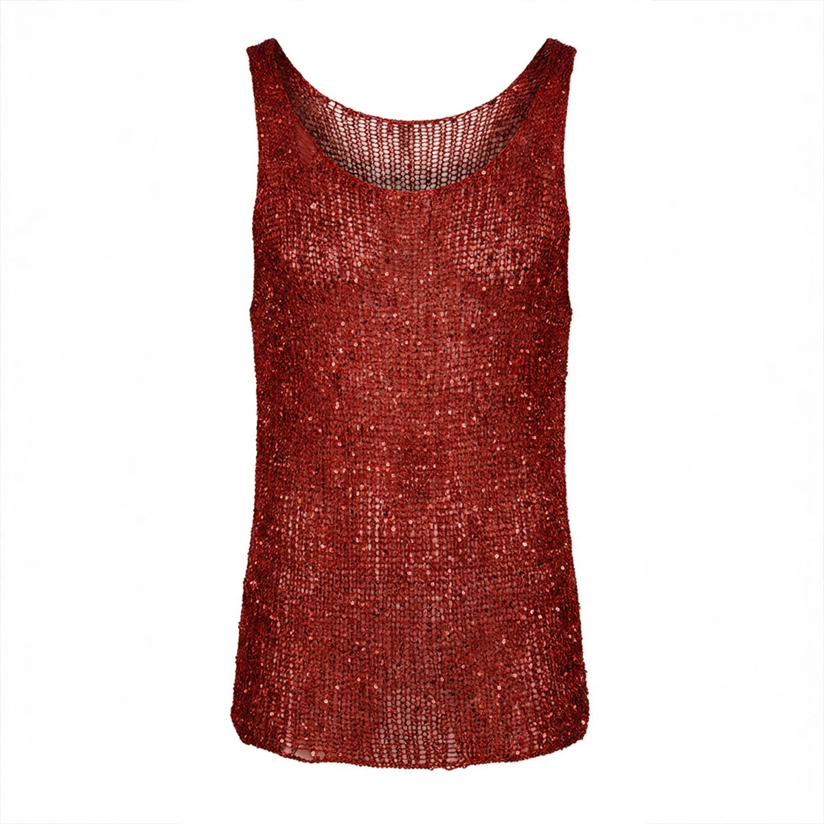 Metal Unisex Tank Top - Red