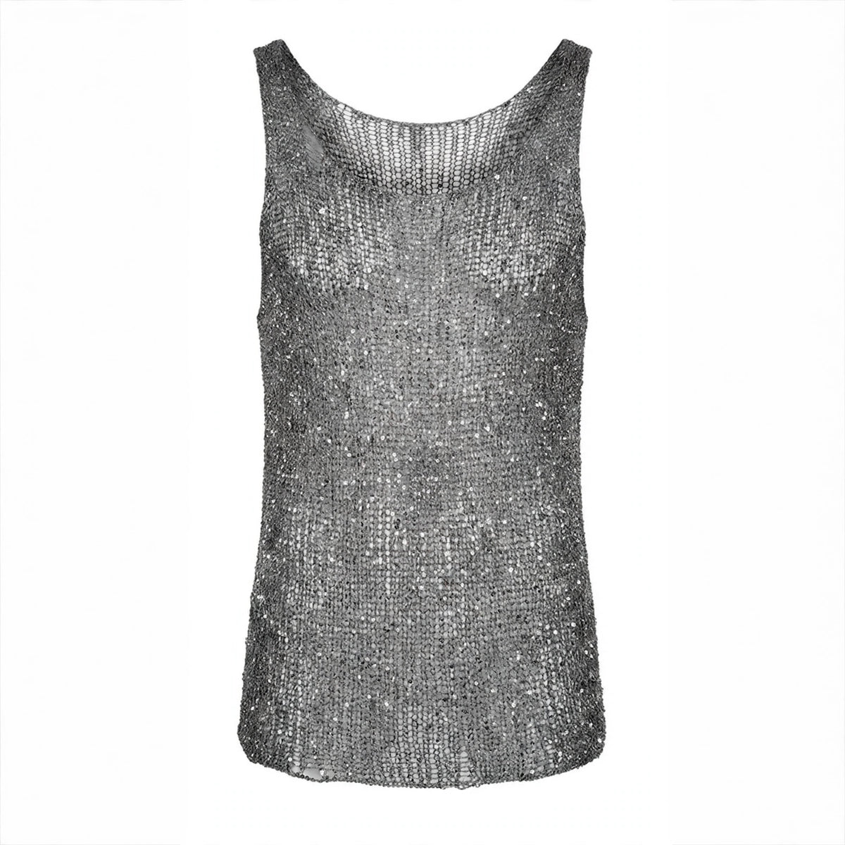 Metal Unisex Tank Top - Rhodium