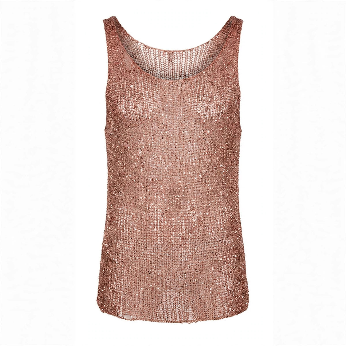 Metal Unisex Tank Top - Rose Gold