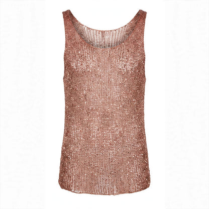 Metal Unisex Tank Top - Rose Gold