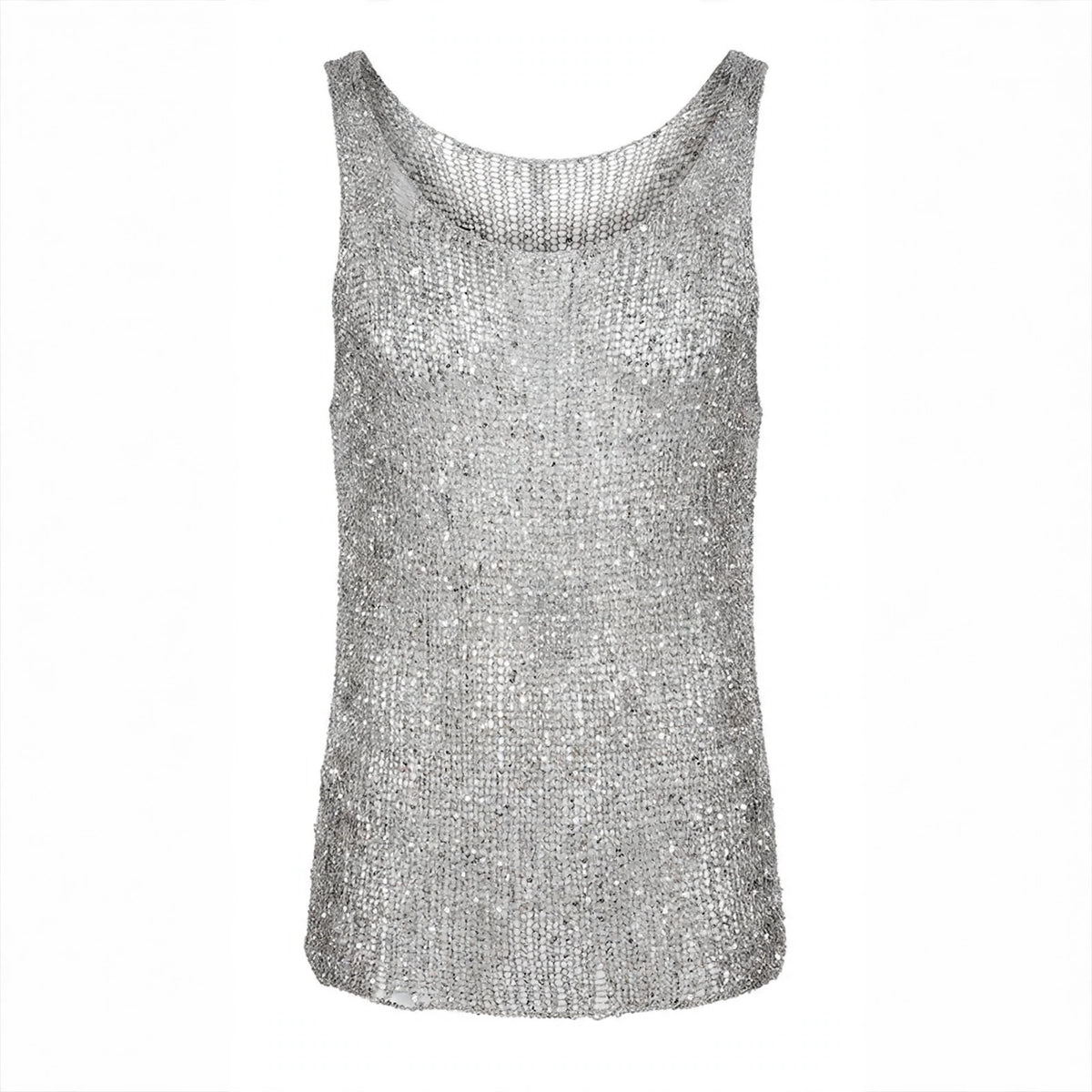 Metal Unisex Tank Top - Silver