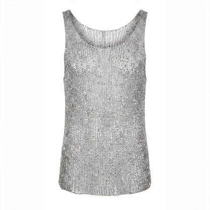 Metal Unisex Tank Top - Silver