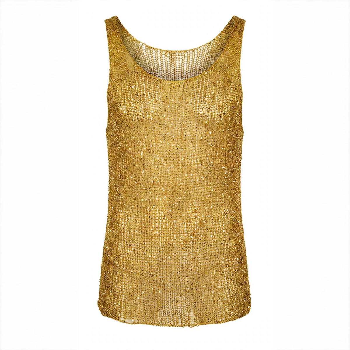 Metal Unisex Tank Top - Yellow Gold