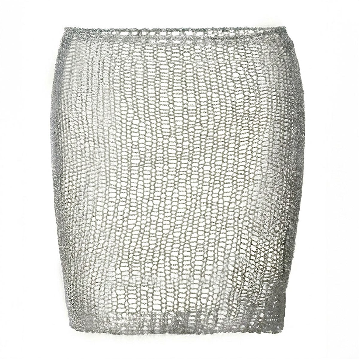 Metal Chain Mini Skirt