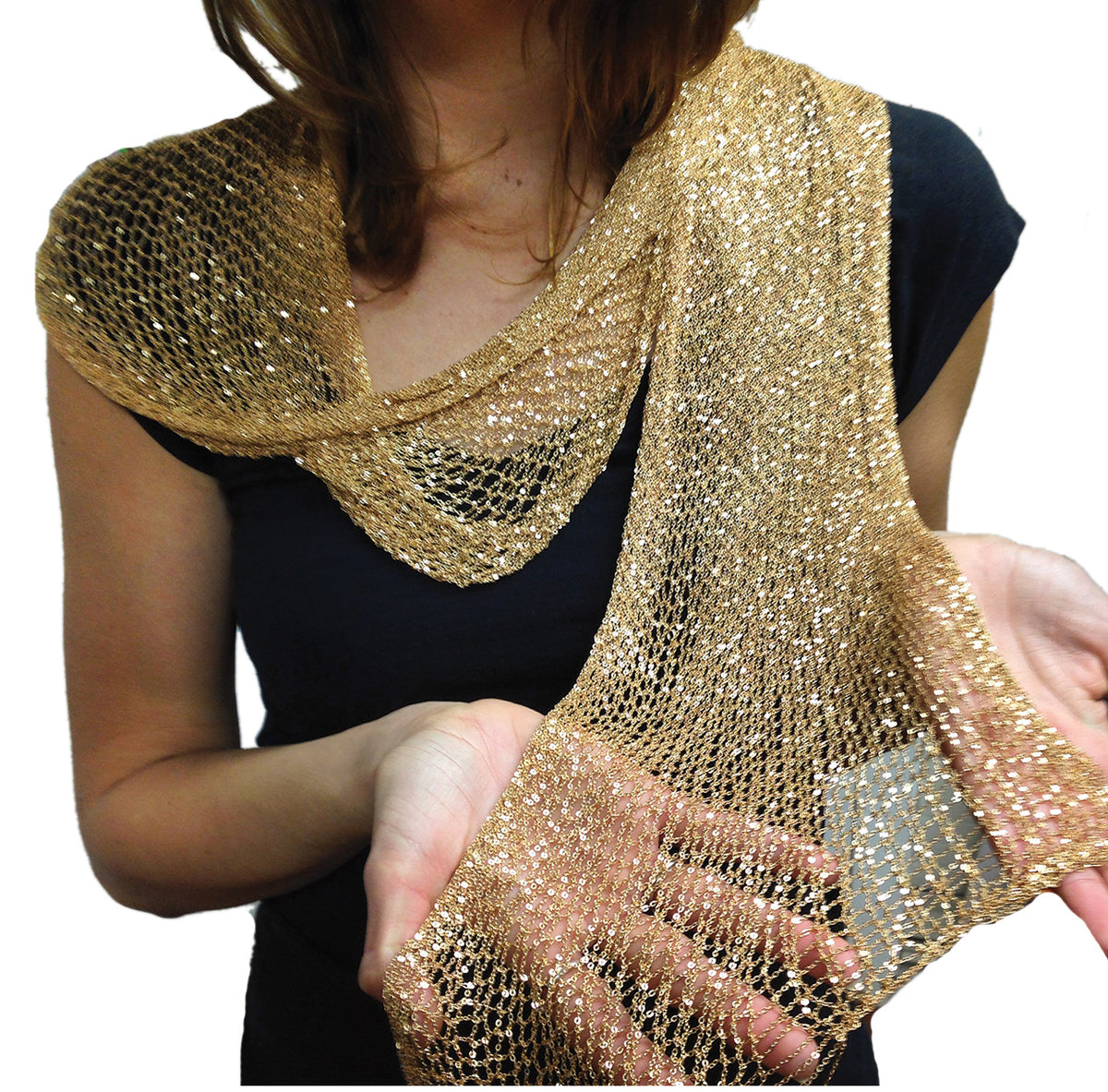 Stretch Metal Shawl
