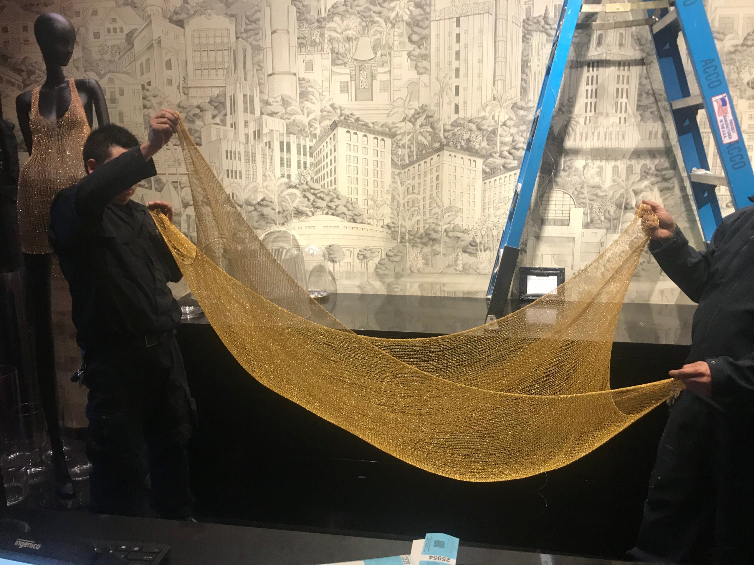 Gold Chain Canopy (ctd)