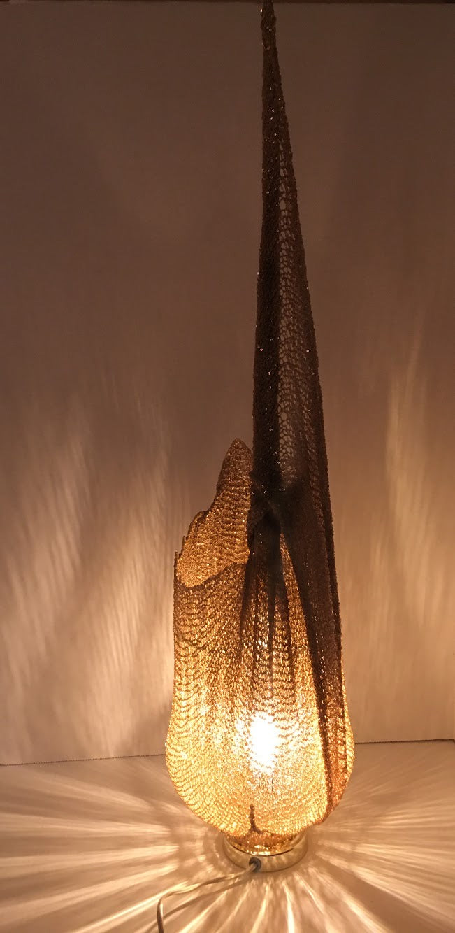 Gold Light Sculpture “Ascension”