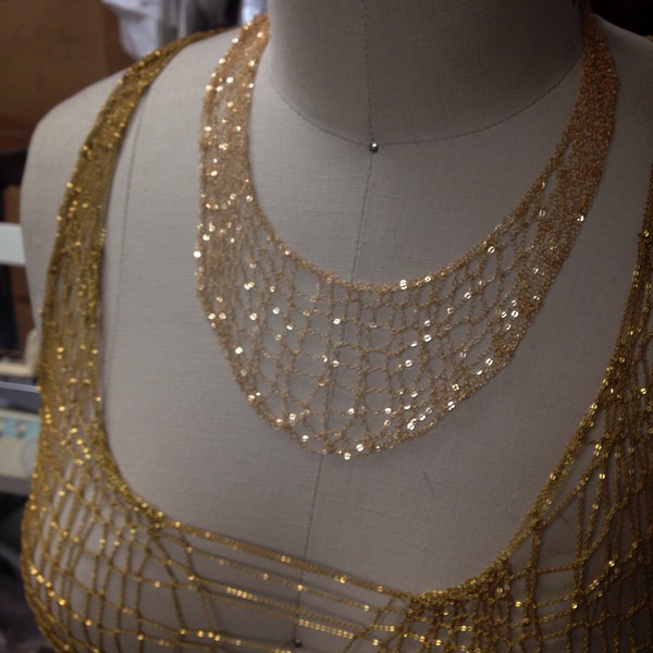 Fine Jewelry - 7 Tier Chain Mesh Necklace - Natalia Fedner Metal Couture