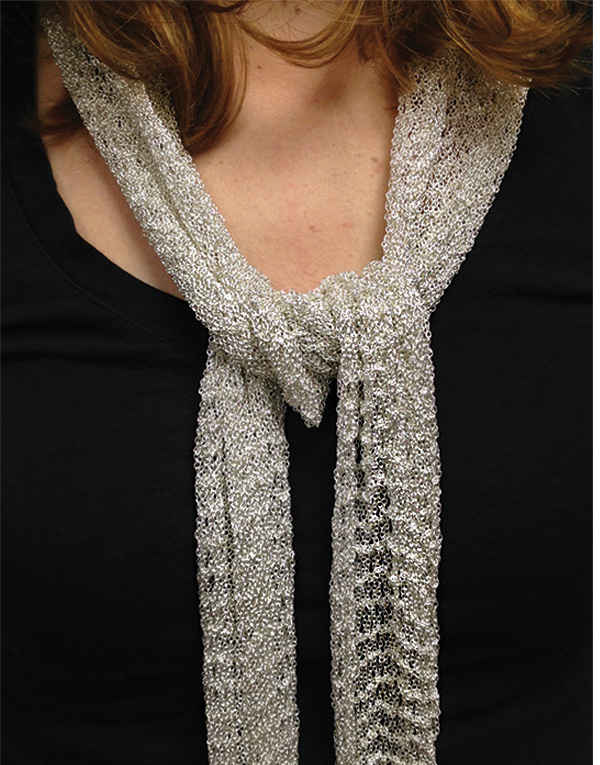 Fine Jewelry - Chain Mesh Scarf Necklace - Natalia Fedner Metal Couture